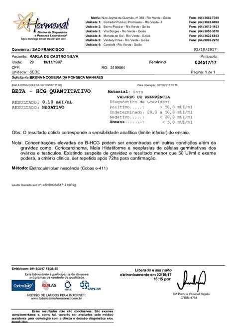 beta hcg positivo pdf exame de gravidez falso para editar - exame de gravidez positivo